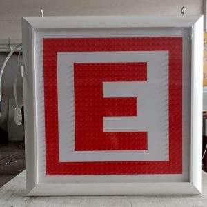 Eczane E Logo (Uzaktan Kumandalı)