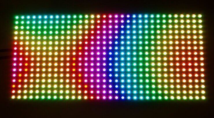 32x320 RGB Led Tabela
